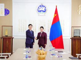 외교부 박윤주 1차관, 몽골 외교장관 예방 기사 이미지