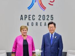 이재명 대통령,  IMF 총재 접견  기사 이미지